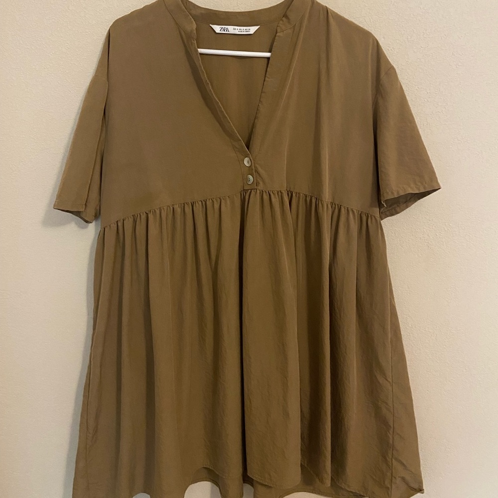 Brown Zara Dress. Size Medium